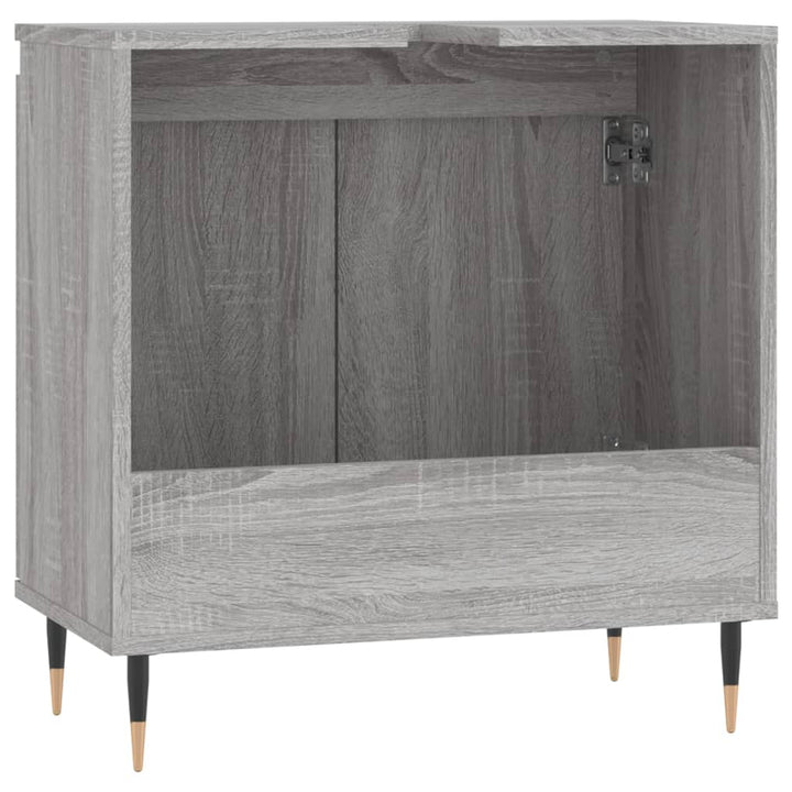 Badschrank 58X33X60 Cm Holzwerkstoff