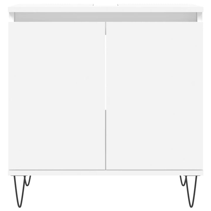 Badezimmerschrank 58X33X60 Cm Holzwerkstoff