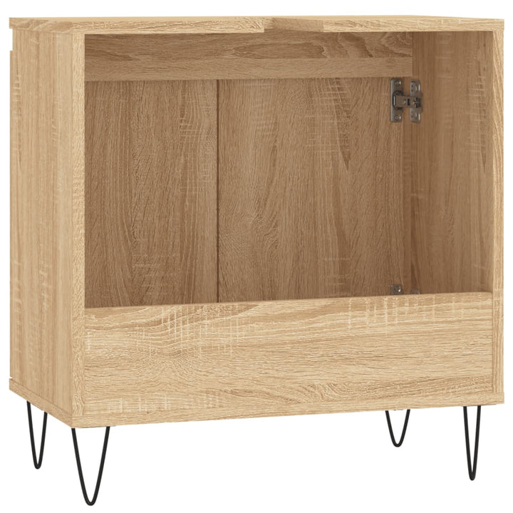 Badschrank Sonoma-Eiche 58X33X60 Cm Holzwerkstoff