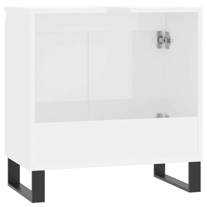 Badschrank 58X33X60 Cm Holzwerkstoff