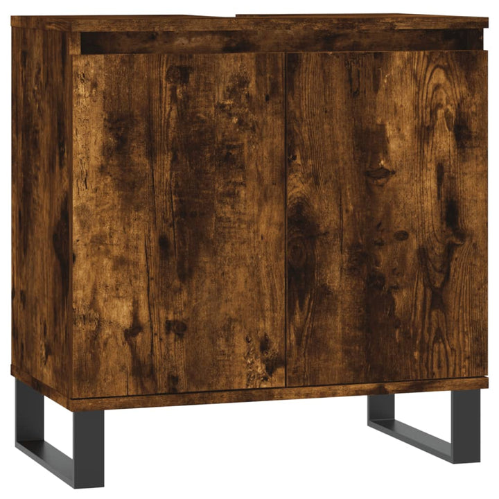 Badschrank 58X33X60 Cm Holzwerkstoff