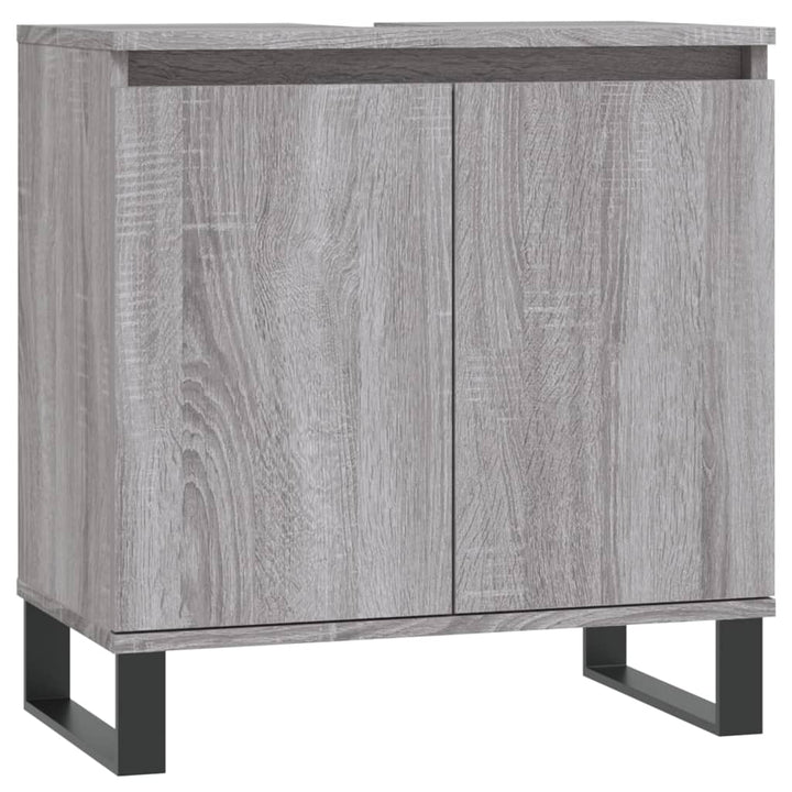 Badschrank 58X33X60 Cm Holzwerkstoff