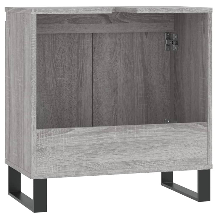 Badschrank 58X33X60 Cm Holzwerkstoff