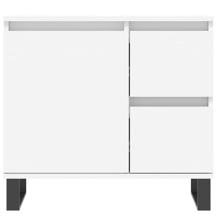 Badschrank 65X33X60 Cm Holzwerkstoff