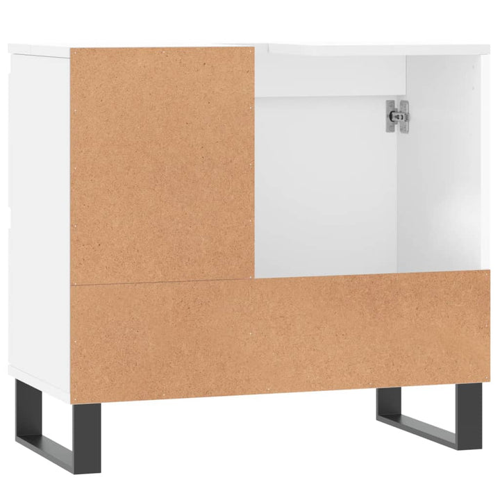 Badschrank 65X33X60 Cm Holzwerkstoff