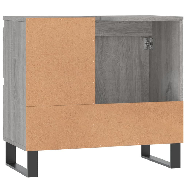 Badschrank 65X33X60 Cm Holzwerkstoff