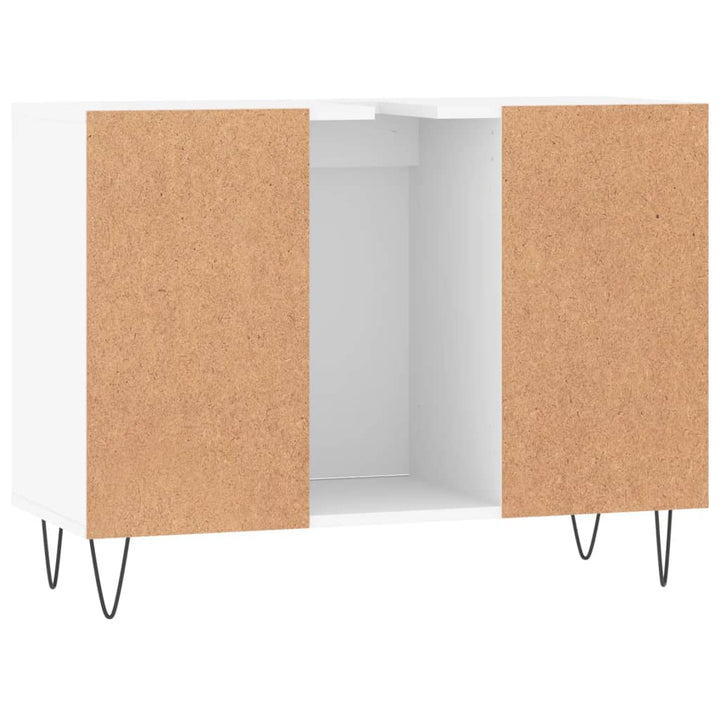 Badschrank 80X33X60 Cm Holzwerkstoff