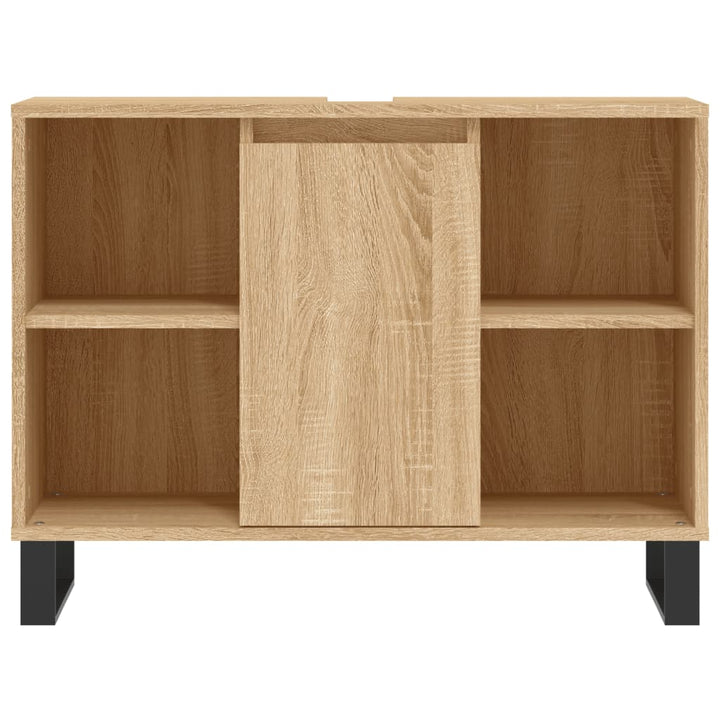 Badschrank Sonoma-Eiche 80X33X60 Cm Holzwerkstoff