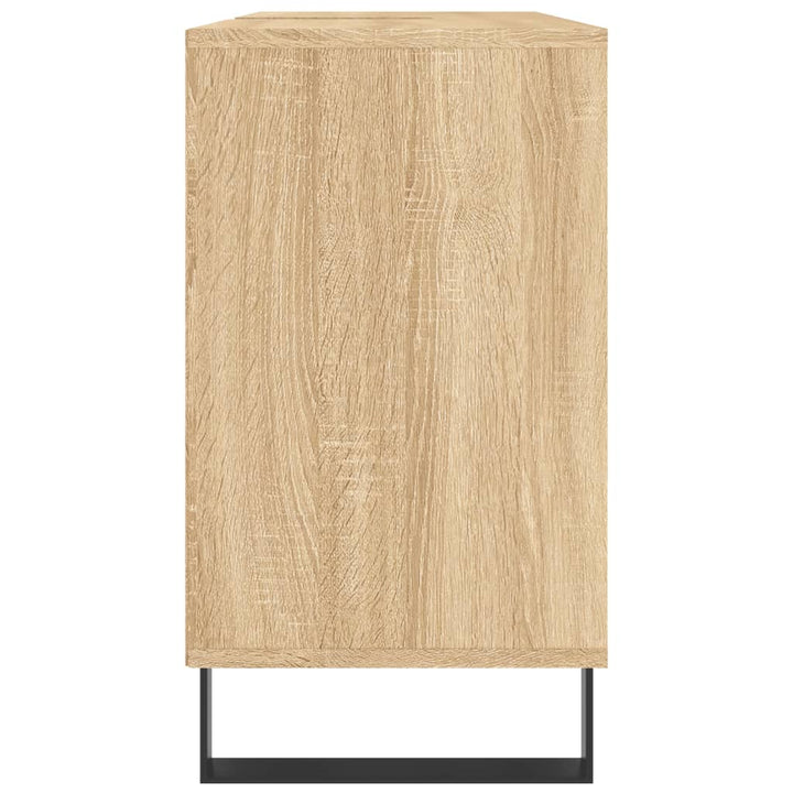 Badschrank Sonoma-Eiche 80X33X60 Cm Holzwerkstoff