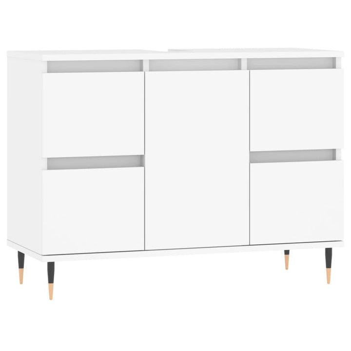 Badschrank 80X33X60 Cm Holzwerkstoff