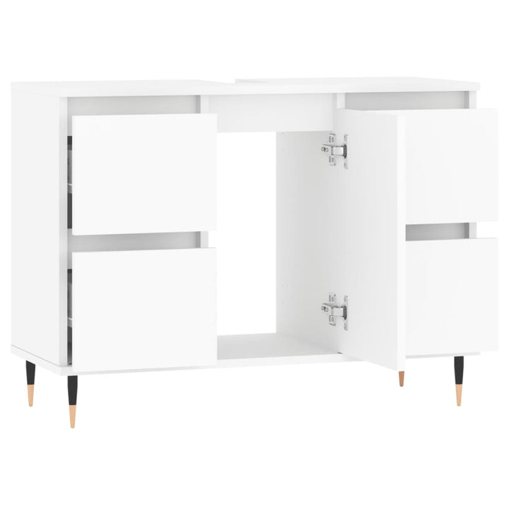 Badschrank 80X33X60 Cm Holzwerkstoff