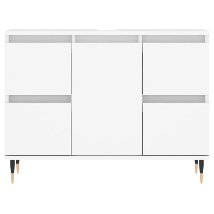 Badschrank 80X33X60 Cm Holzwerkstoff