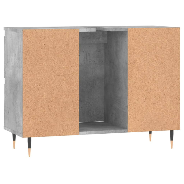 Badschrank 80X33X60 Cm Holzwerkstoff