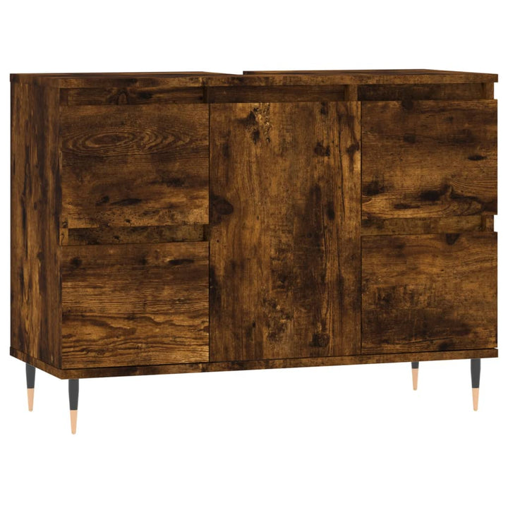 Badschrank 80X33X60 Cm Holzwerkstoff