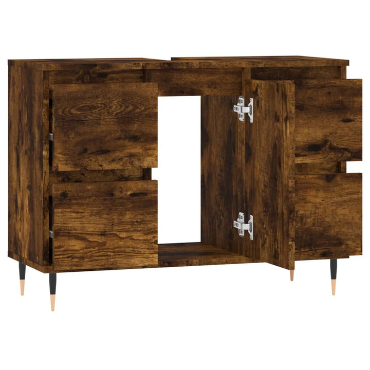 Badschrank 80X33X60 Cm Holzwerkstoff