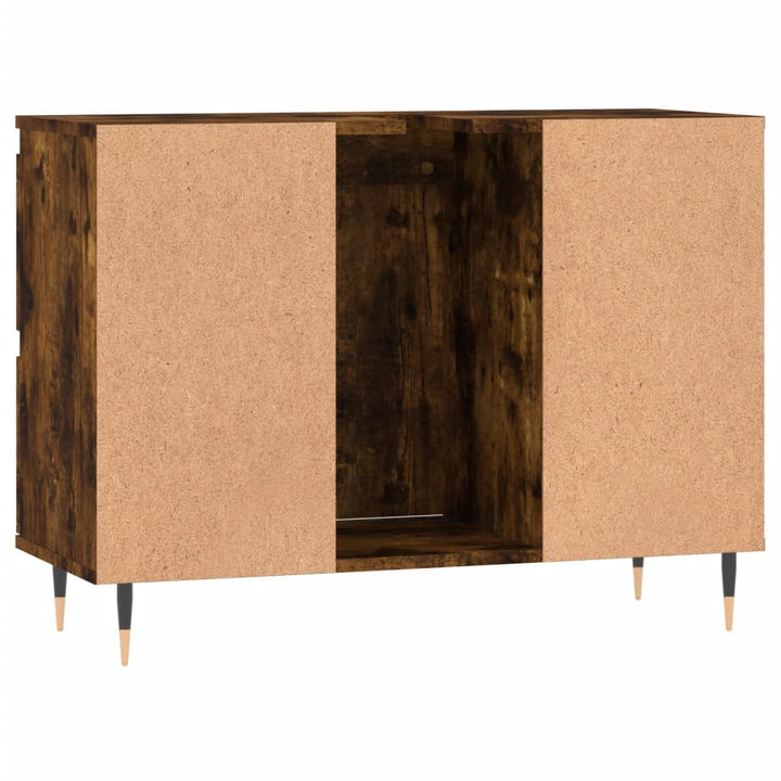 Badschrank 80X33X60 Cm Holzwerkstoff