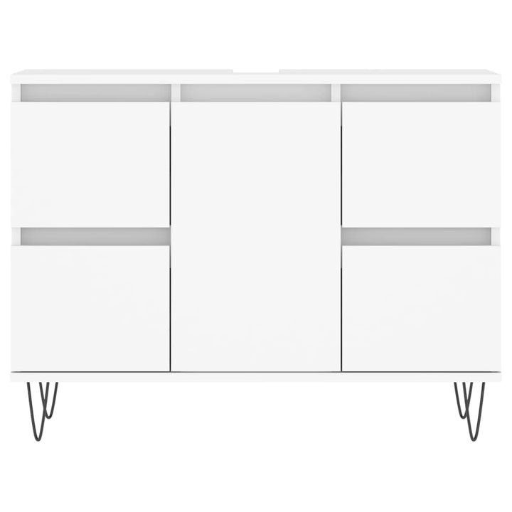 Badschrank 80X33X60 Cm Holzwerkstoff