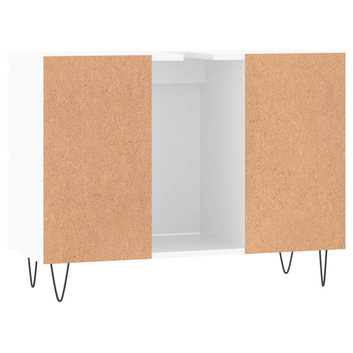 Badschrank 80X33X60 Cm Holzwerkstoff