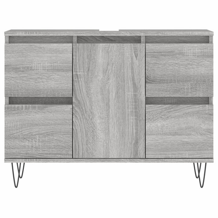 Badschrank 80X33X60 Cm Holzwerkstoff