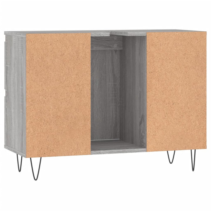 Badschrank 80X33X60 Cm Holzwerkstoff