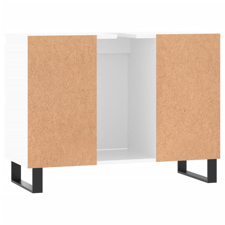 Badschrank 80X33X60 Cm Holzwerkstoff