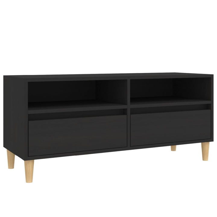 Tv-Schrank 100X34,5X44,5 Cm Holzwerkstoff Schwarz