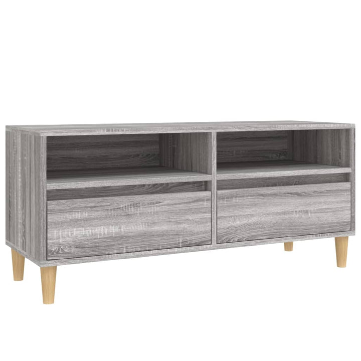 Tv-Schrank 100X34,5X44,5 Cm Holzwerkstoff Grau Sonoma