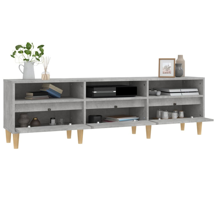 Tv-Schrank 150X30X44,5 Cm Holzwerkstoff Betongrau