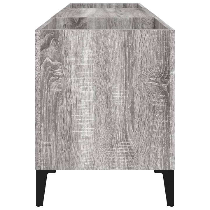 Plattenschrank Grau Sonoma 121X38X48 Cm Holzwerkstoff