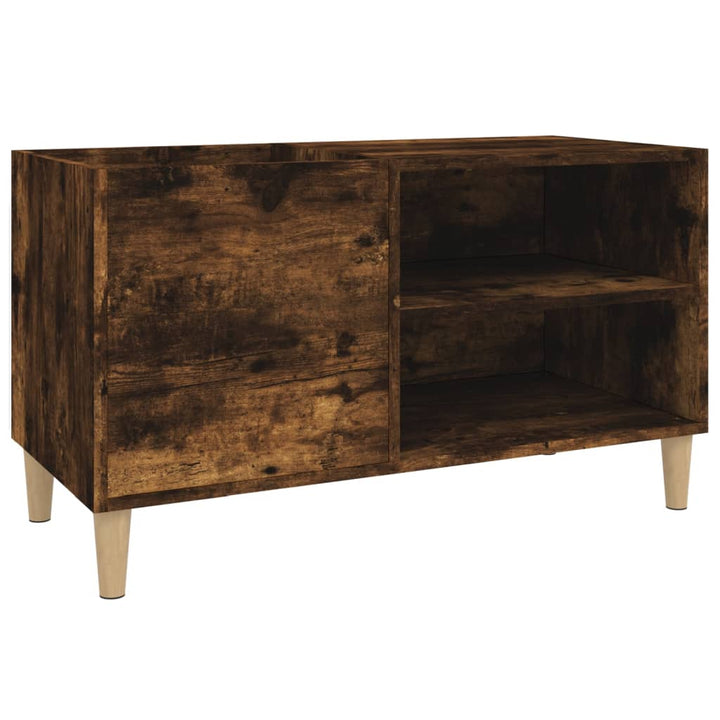 Plattenschrank Räuchereiche 84,5X38X48 Cm Holzwerkstoff