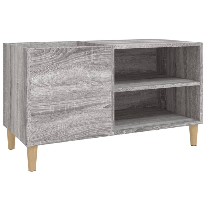 Plattenschrank Grau Sonoma 84,5X38X48 Cm Holzwerkstoff