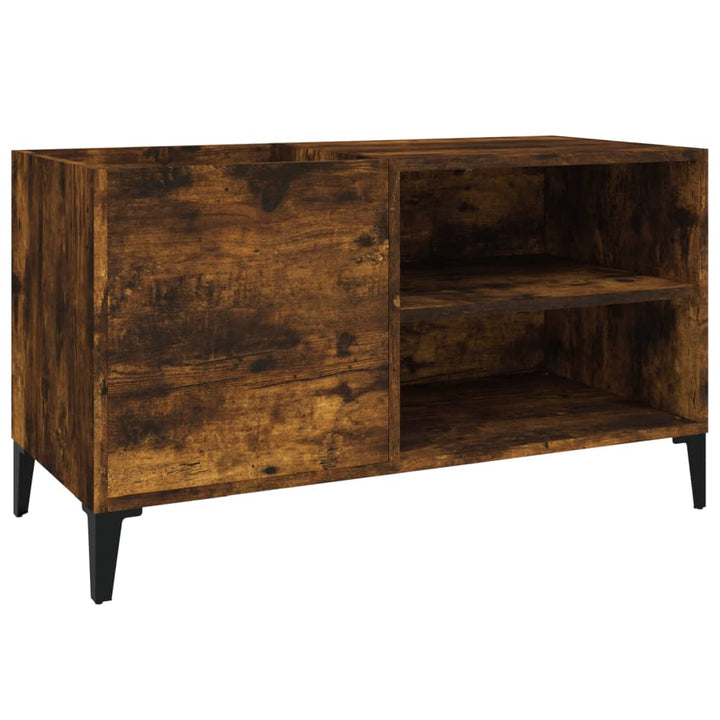 Plattenschrank Räuchereiche 84,5X38X48 Cm Holzwerkstoff