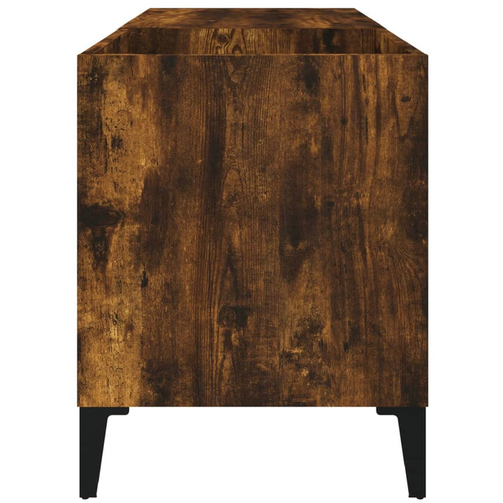 Plattenschrank Räuchereiche 84,5X38X48 Cm Holzwerkstoff