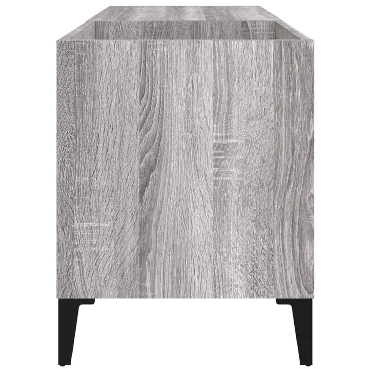 Plattenschrank Grau Sonoma 84,5X38X48 Cm Holzwerkstoff Hellgrau