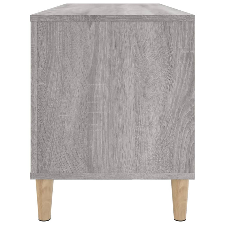 Plattenschrank Grau Sonoma-Eiche 100X38X48 Cm Holzwerkstoff