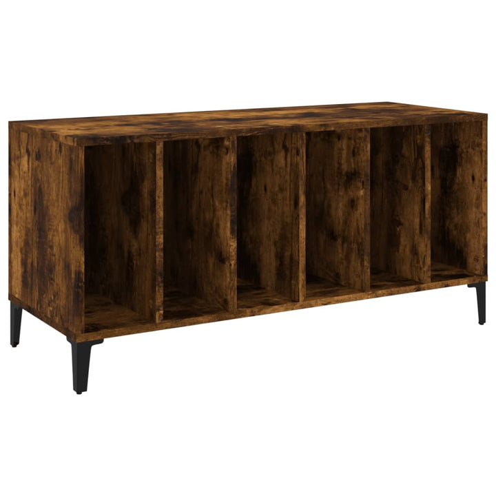 Plattenschrank Räuchereiche 100X38X48 Cm Holzwerkstoff