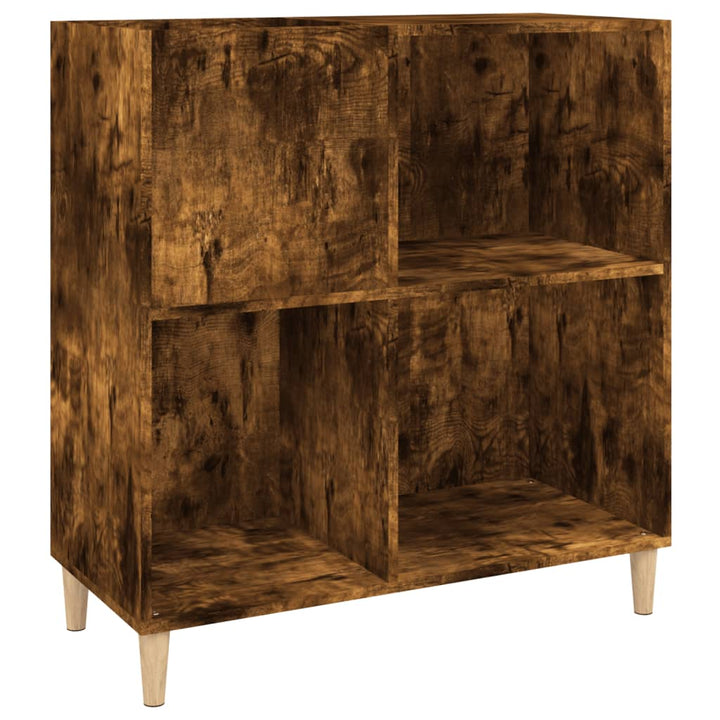 Plattenschrank Räuchereiche 84,5X38X89 Cm Holzwerkstoff