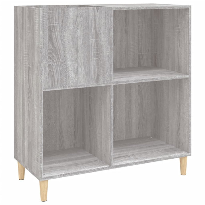 Plattenschrank Grau Sonoma 84,5X38X89 Cm Holzwerkstoff Tomate