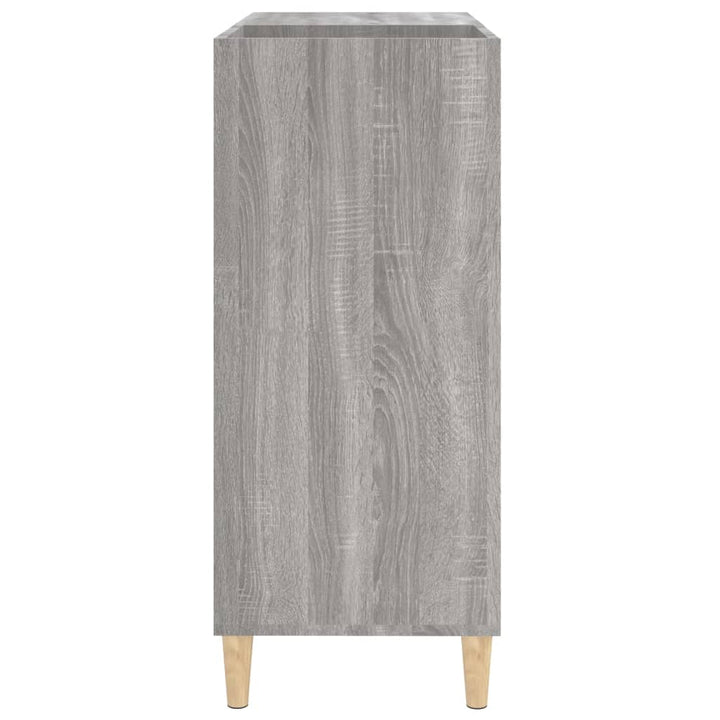 Plattenschrank Grau Sonoma 84,5X38X89 Cm Holzwerkstoff Tomate