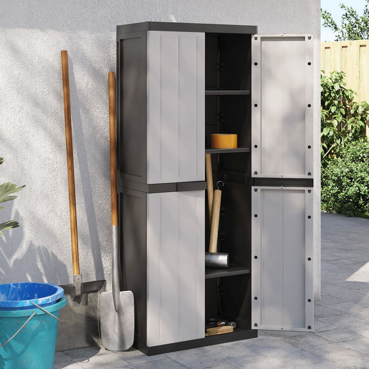 Gartenschrank 65X37X165 Cm Pp