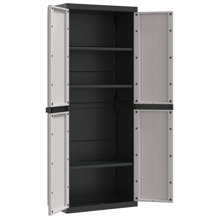 Gartenschrank 65X37X165 Cm Pp