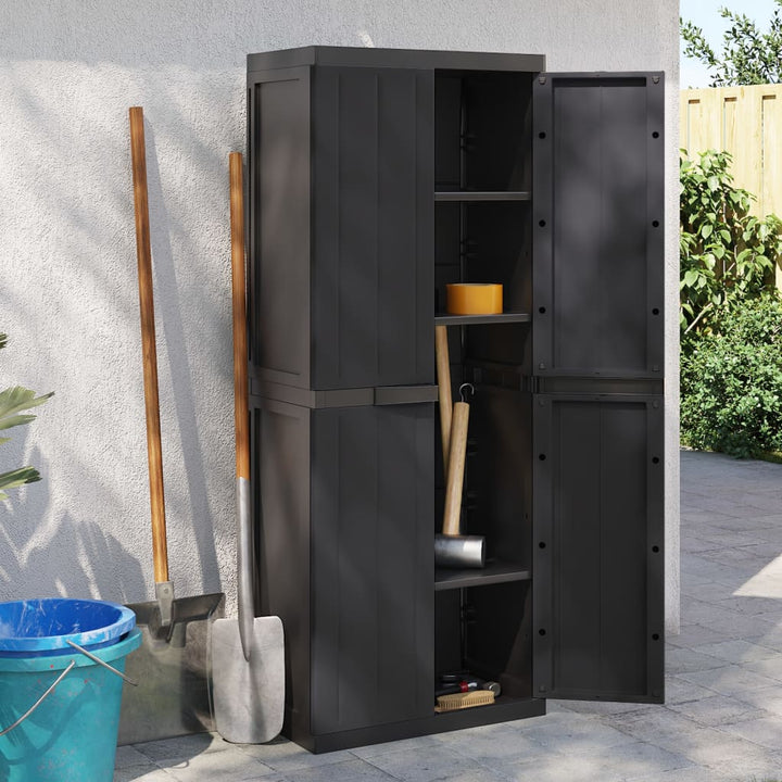 Gartenschrank 65X37X165 Cm Pp