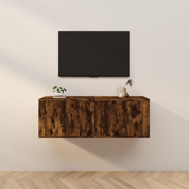 Tv-Wandschränke 2 Stk. 100X34,5X40 Cm