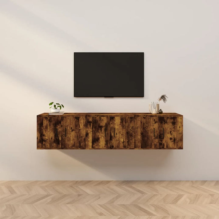 Tv-Wandschränke 2 Stk. 100X34,5X40 Cm