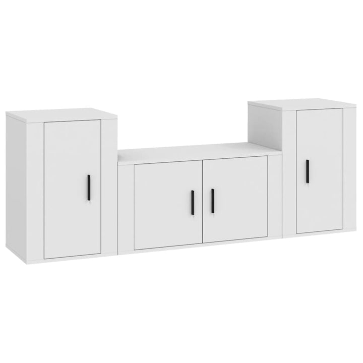 3-Tlg. Tv-Schrank-Set Holzwerkstoff