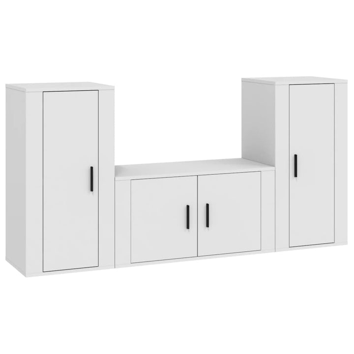 3-Tlg. Tv-Schrank-Set Holzwerkstoff