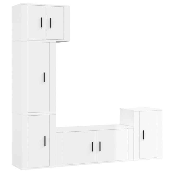 5-Tlg. Tv-Schrank-Set Holzwerkstoff