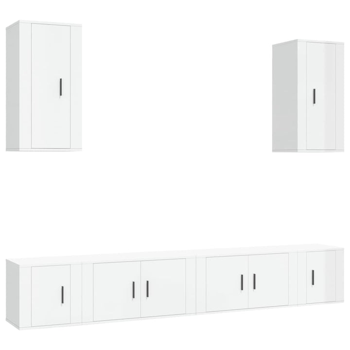 6-Tlg. Tv-Schrank-Set Holzwerkstoff