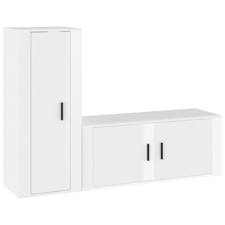 2-Tlg. Tv-Schrank-Set Holzwerkstoff