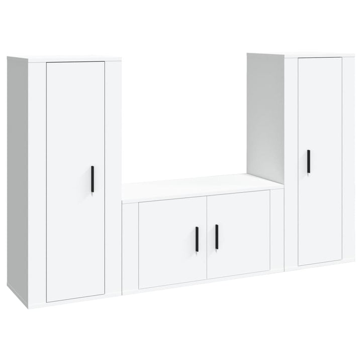 3-Tlg. Tv-Schrank-Set Holzwerkstoff